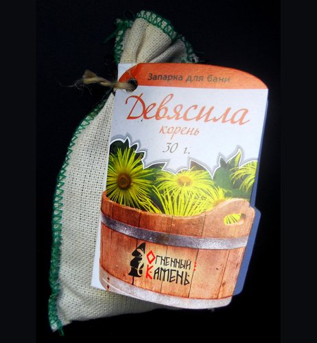 детальное фото запарка для бани корень девясила 30 г. огненный камень в интернет-магазине Дачный Эксперт